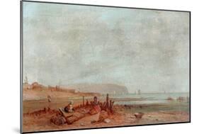 On The French Coast, 1880-James Cullett-Mounted Giclee Print