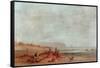 On The French Coast, 1880-James Cullett-Framed Stretched Canvas