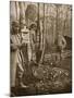 On the French Lorraine Front: a Poilu's Camp Letter-Box and Buzzard Mascots-English Photographer-Mounted Giclee Print