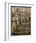 On the French Lorraine Front: a Poilu's Camp Letter-Box and Buzzard Mascots-English Photographer-Framed Premium Giclee Print