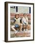 On the Front Step, 2002-Colin Bootman-Framed Giclee Print