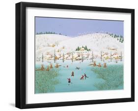 On the Frozen Lake, 1987-Magdolna Ban-Framed Giclee Print