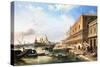 On the Grand Canal, Venice, Italy-Edward Pritchett-Stretched Canvas