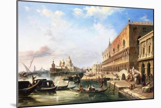 On the Grand Canal, Venice, Italy-Edward Pritchett-Mounted Giclee Print