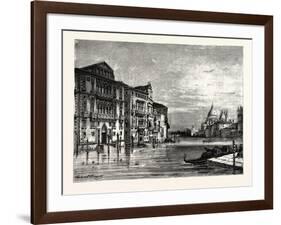 On the Grand Canal Venice-null-Framed Giclee Print