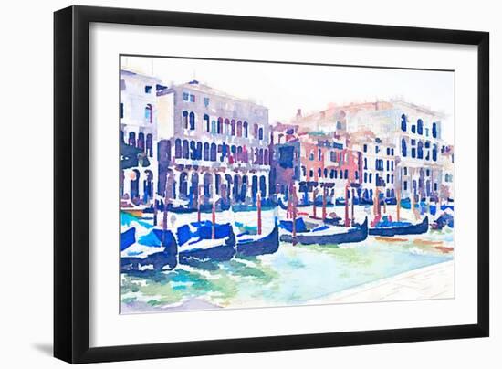 On the Grande Canal-Emily Navas-Framed Art Print