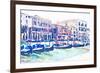 On the Grande Canal-Emily Navas-Framed Premium Giclee Print