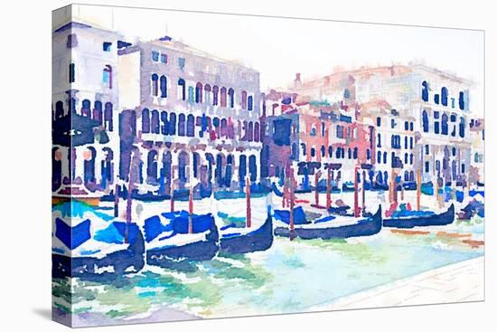 On the Grande Canal-Emily Navas-Stretched Canvas