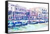 On the Grande Canal-Emily Navas-Framed Stretched Canvas