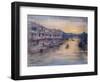 On the Great Canal, Osaka-Mortimer Ludington Menpes-Framed Giclee Print