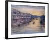 On the Great Canal, Osaka-Mortimer Ludington Menpes-Framed Giclee Print