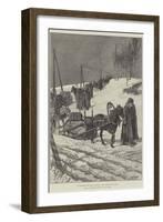 On the Great Post Road in Siberia, a Tea Caravan from China-Julius Mandes Price-Framed Giclee Print