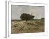 On the Heath Near Laren-Anton Mauve-Framed Art Print