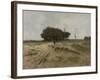 On the Heath Near Laren-Anton Mauve-Framed Art Print