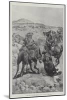 On the Heels of the Boers, Mounted Infantry Attacking a Wagon Train-Sir Frederick William Burton-Mounted Giclee Print