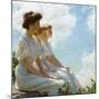 On the Heights-Charles Courtney Curran-Mounted Premium Giclee Print
