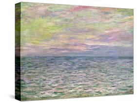 On the High Seas, Sunset at Pourville; Coucher De Soleil a Pourville, Pleine Mer, 1882-Claude Monet-Stretched Canvas