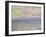 On the High Seas, Sunset at Pourville; Coucher De Soleil a Pourville, Pleine Mer, 1882-Claude Monet-Framed Giclee Print