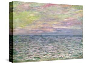 On the High Seas, Sunset at Pourville; Coucher De Soleil a Pourville, Pleine Mer, 1882-Claude Monet-Stretched Canvas