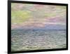 On the High Seas, Sunset at Pourville-Claude Monet-Framed Giclee Print