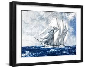 On the High Seas-Paul Strayer-Framed Giclee Print