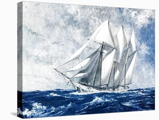 On the High Seas-Paul Strayer-Stretched Canvas