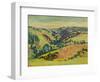 On the Hills of the Sedelle; Sur Les Hauteurs De La Sedelle-Armand Guillaumin-Framed Giclee Print