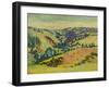 On the Hills of the Sedelle; Sur Les Hauteurs De La Sedelle-Armand Guillaumin-Framed Giclee Print
