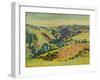 On the Hills of the Sedelle; Sur Les Hauteurs De La Sedelle-Armand Guillaumin-Framed Giclee Print