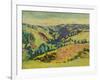 On the Hills of the Sedelle; Sur Les Hauteurs De La Sedelle-Armand Guillaumin-Framed Giclee Print