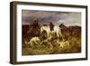 On the Hunting, 1870S-Nikolai Yegorovich Sverchkov-Framed Giclee Print