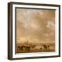 On the Ice Near Dordrecht, 1643-Jan Van Goyen-Framed Premium Giclee Print