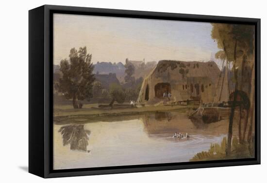 On the Kennet, Reading, 1807-William Havell-Framed Stretched Canvas