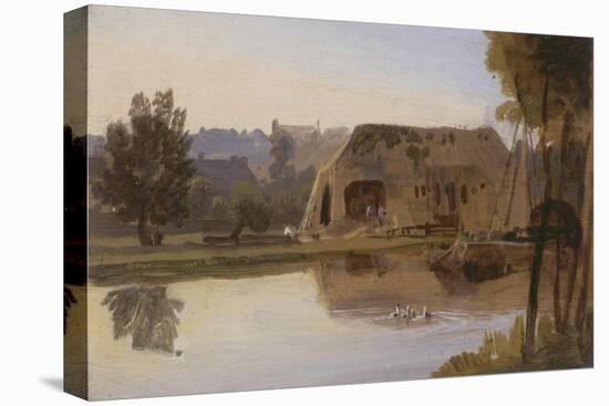 On the Kennet, Reading, 1807-William Havell-Stretched Canvas