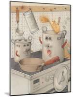 On the Kitchen Range, 2003-Kestutis Kasparavicius-Mounted Giclee Print