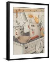 On the Kitchen Range, 2003-Kestutis Kasparavicius-Framed Giclee Print