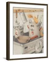 On the Kitchen Range, 2003-Kestutis Kasparavicius-Framed Giclee Print