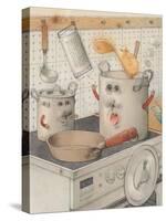 On the Kitchen Range, 2003-Kestutis Kasparavicius-Stretched Canvas