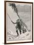 On the Klondike Trail, Gold Prospectors at the Summit of the Notorious Chilkoot Pass-Julius M. Price-Framed Art Print