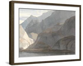 On the Lake Como, 1781-Francis Towne-Framed Giclee Print