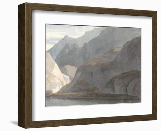 On the Lake Como, 1781-Francis Towne-Framed Giclee Print