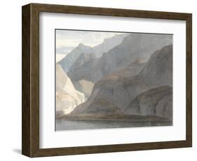 On the Lake Como, 1781-Francis Towne-Framed Giclee Print