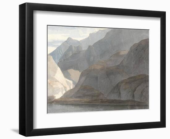 On the Lake Como, 1781-Francis Towne-Framed Giclee Print