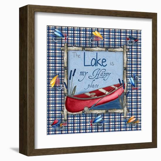 On the Lake I-Andi Metz-Framed Art Print