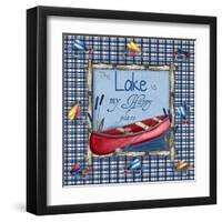 On the Lake I-Andi Metz-Framed Art Print