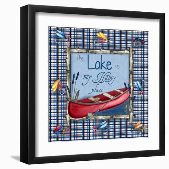 On the Lake I-Andi Metz-Framed Art Print