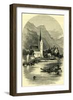 On the Lake of Lucerne Switzerland-null-Framed Giclee Print