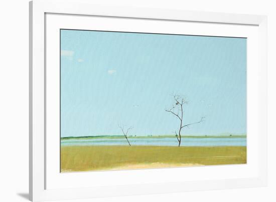 On The Lake, September-Igor Nekraha-Framed Art Print