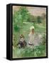 On the lakeside (Au bord du lac), 1883-null-Framed Stretched Canvas