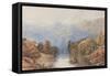 On the Loch Near Killin Perthshire-Thomas Miles Richardson II-Framed Stretched Canvas